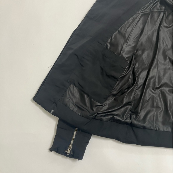 AQUA down puffer moto jacket - Picture 6 of 8